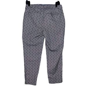 Old Navy black & white Harper mid-rise cropped pants 4